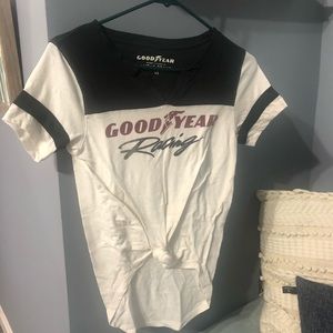 Lucky Brand “Good year racing” knotted tee